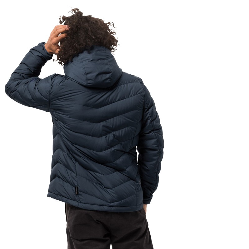 Куртка пухова чоловіча Jack Wolfskin синя 1203591-1010 — фото 3