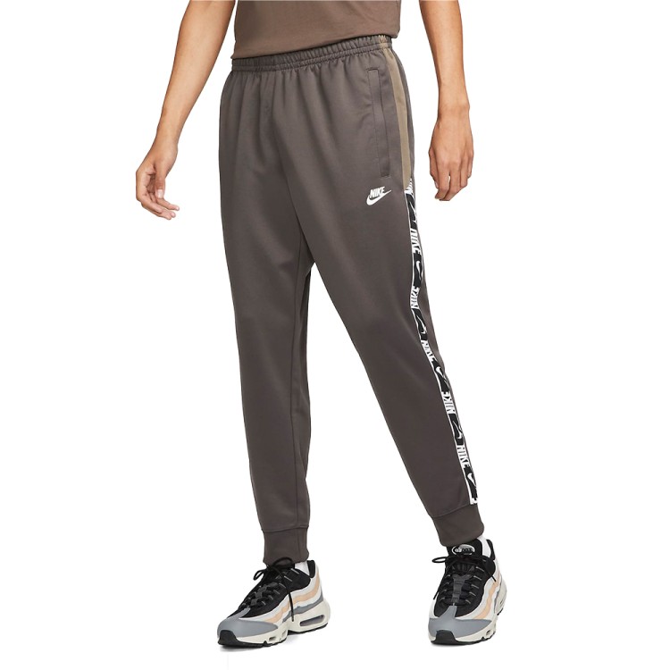 Брюки мужские Nike M Nsw Repeat Pk Jogger темно-серые DM4673-254 изображение 1
