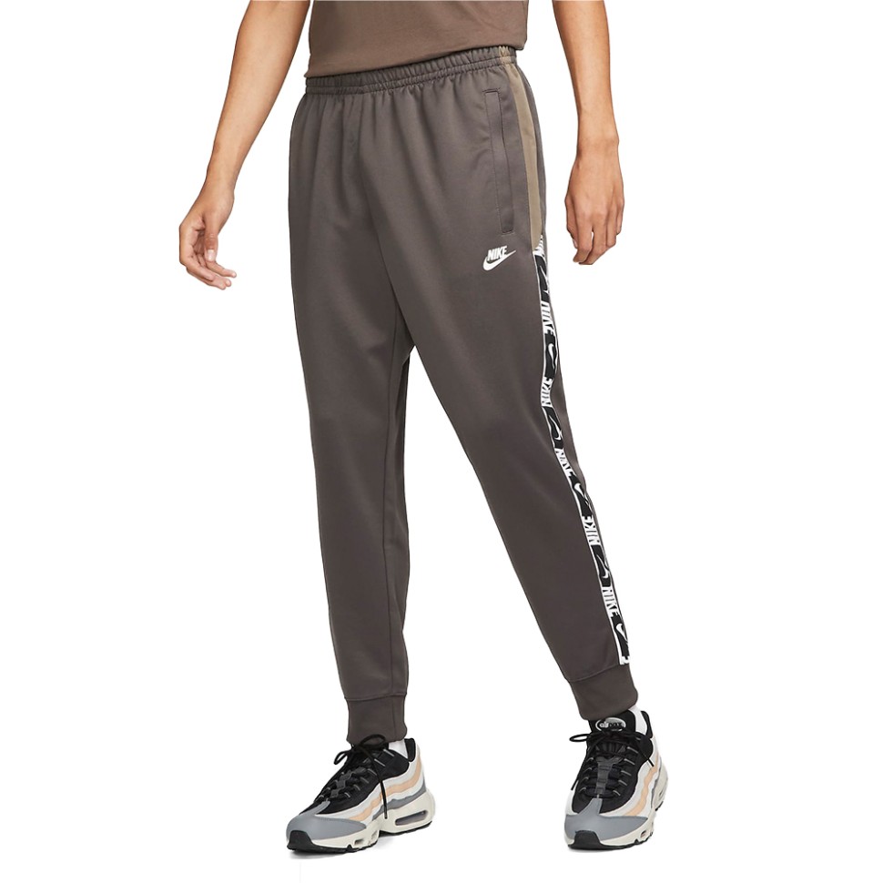 Брюки мужские Nike M Nsw Repeat Pk Jogger темно-серые DM4673-254 изображение 1