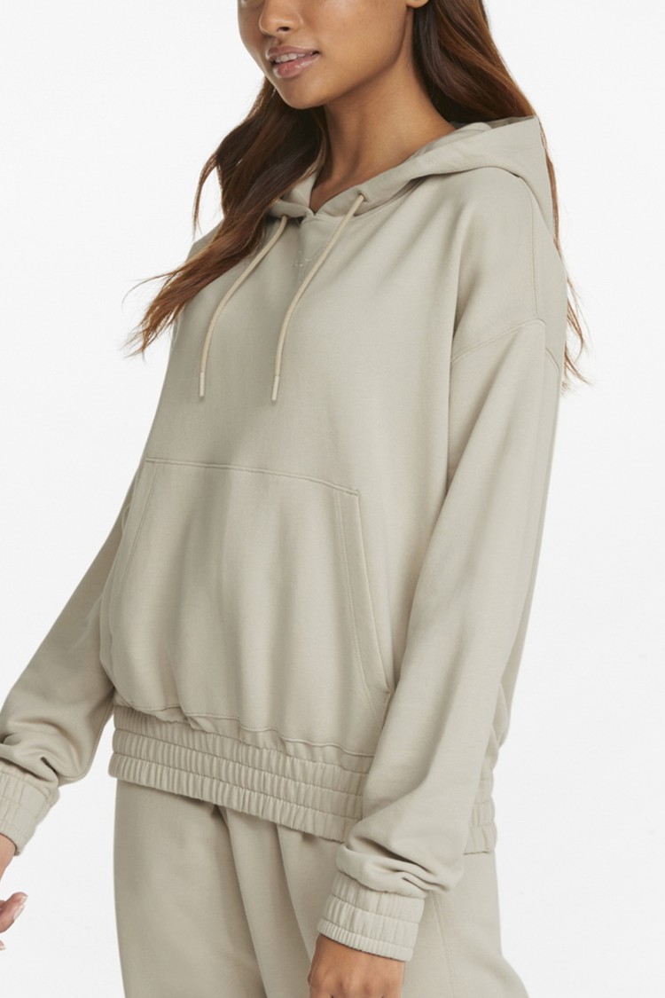 Толстовка женская Puma Her Hoodie бежевая 84709564 изображение 2
