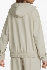 Толстовка женская Puma Her Hoodie бежевая 84709564 изображение 3