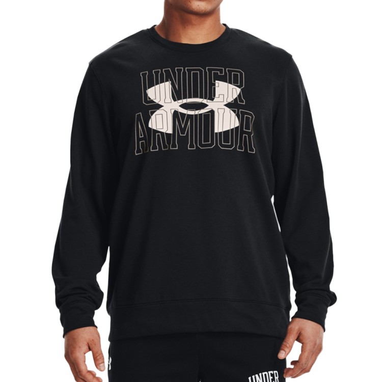 Толстовка чоловіча Rival Terry Logo Crew чорна 1370391-001 изображение 1