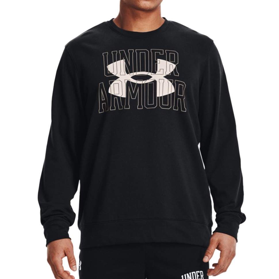 Толстовка чоловіча Rival Terry Logo Crew чорна 1370391-001 изображение 1