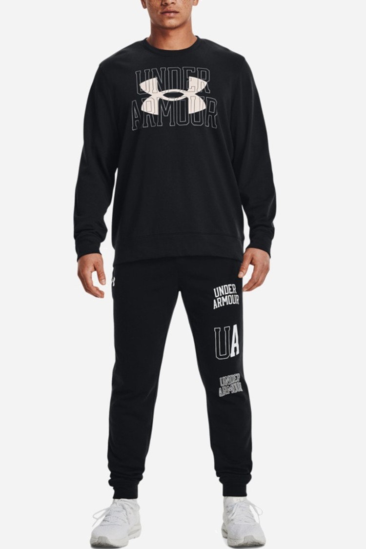 Толстовка чоловіча Rival Terry Logo Crew чорна 1370391-001 изображение 2