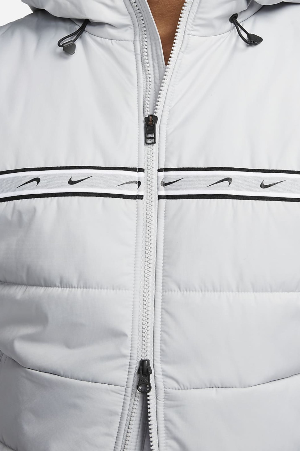 Куртка чоловіча Nike M Nsw Repeat Syn Fill Jkt сіра DX2037-077 — фото 3