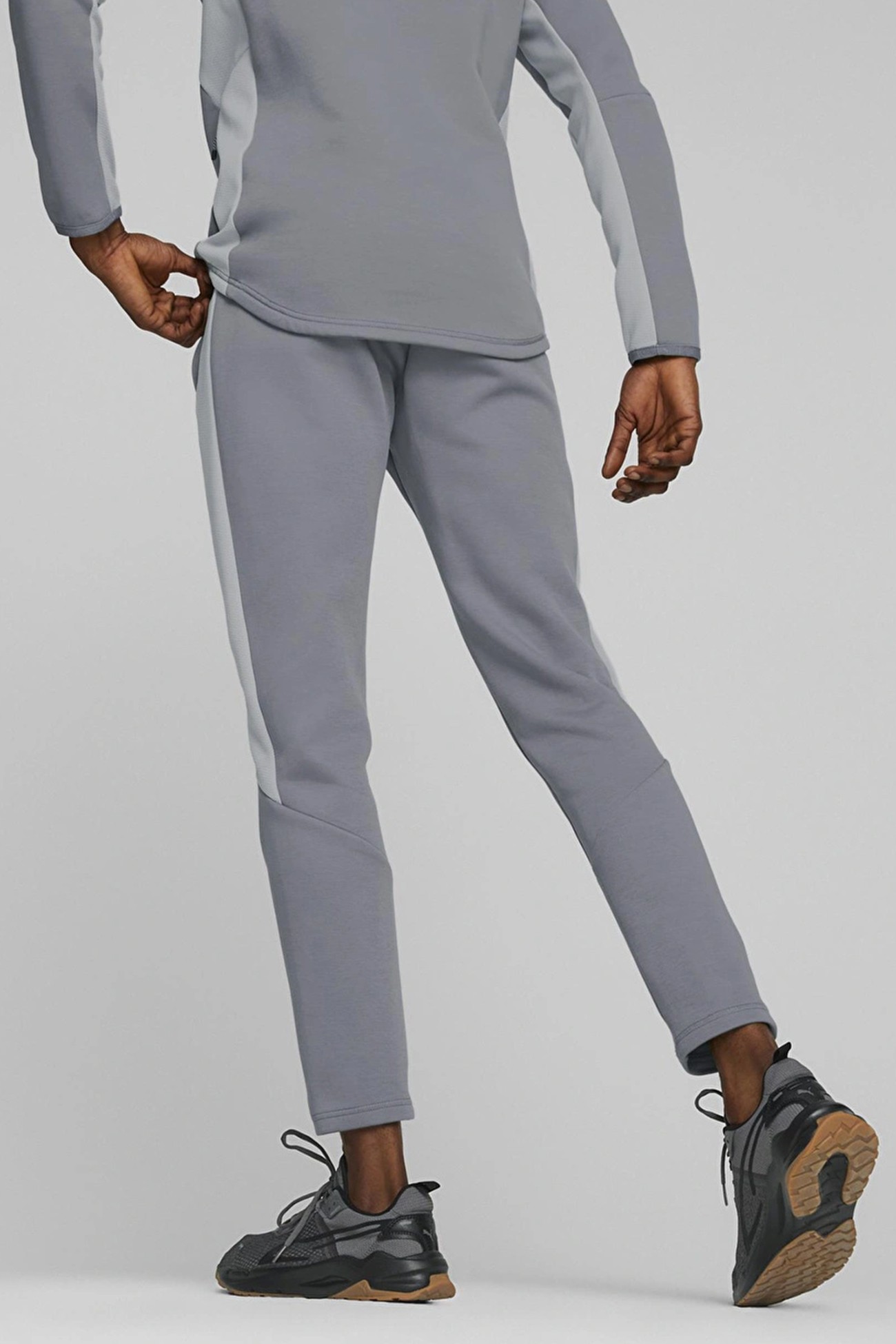 Брюки мужские Puma EVOSTRIPE Pants серые 67331569 изображение 3