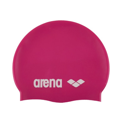 Шапочка для плавания Arena CLASSIC SILICONE темно-розовая 91662-091
