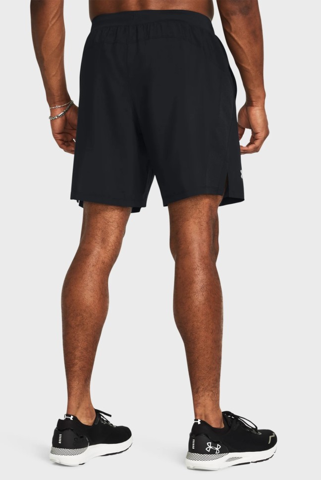 Шорты мужские Under Armour UA LAUNCH 7'' SHORT черные 1382620-001 изображение 3