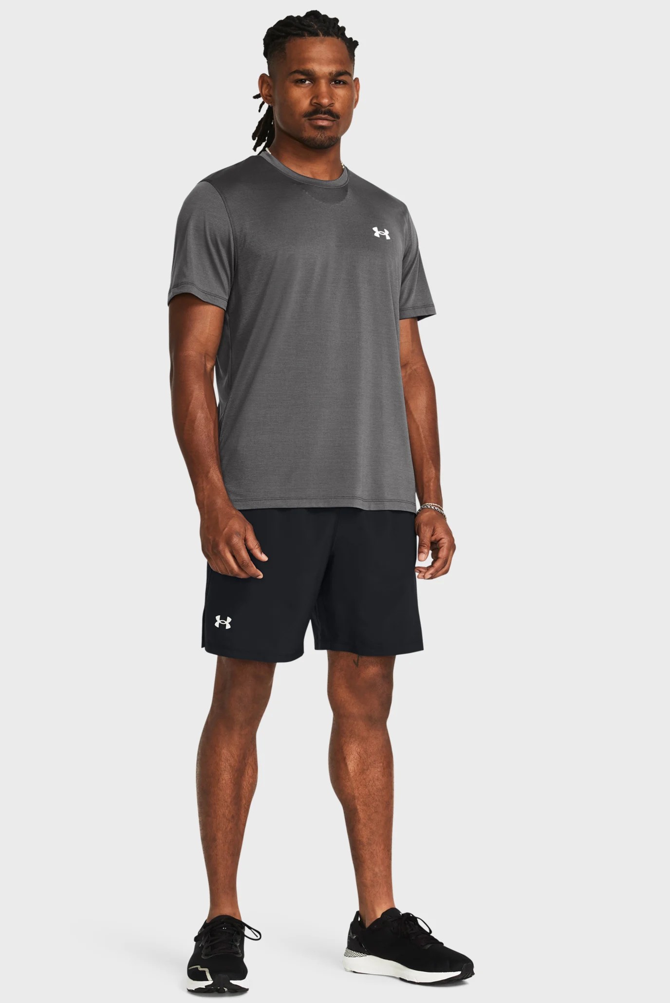 Шорти чоловічі Under Armour UA LAUNCH 7'' SHORT чорні 1382620-001 изображение 4