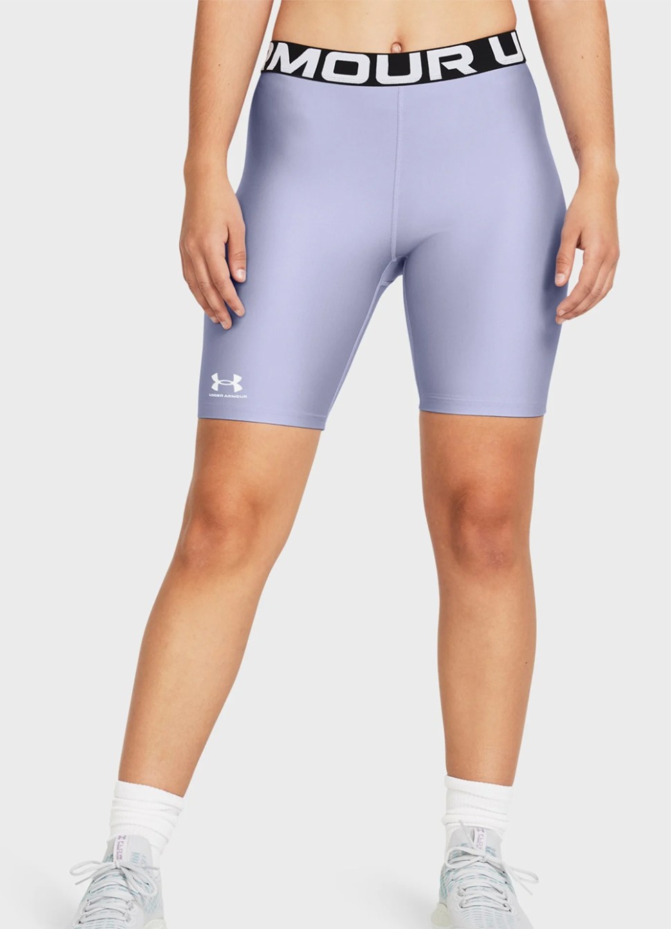 Шорти жіночі Under Armour UA HG Authentics 8in Short блакитні 1383627-539 — фото 2