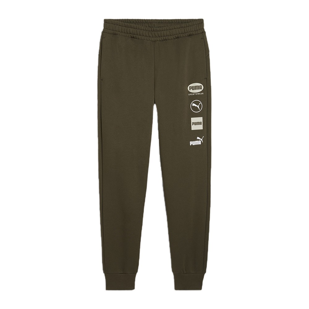 Брюки мужские Puma PUMA POWER Graphic Sweatpants FL cl оливковые 68174270