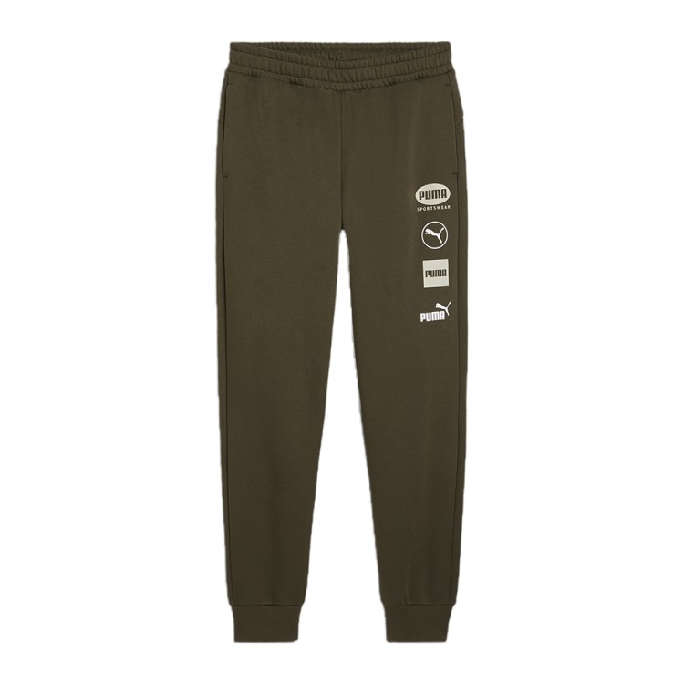 Брюки мужские Puma PUMA POWER Graphic Sweatpants FL cl оливковые 68174270 изображение 1