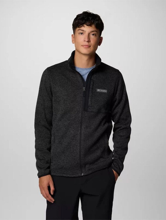 Джемпер мужской Columbia Sweater Weather™ Full Zip черный 2097731-010 изображение 2