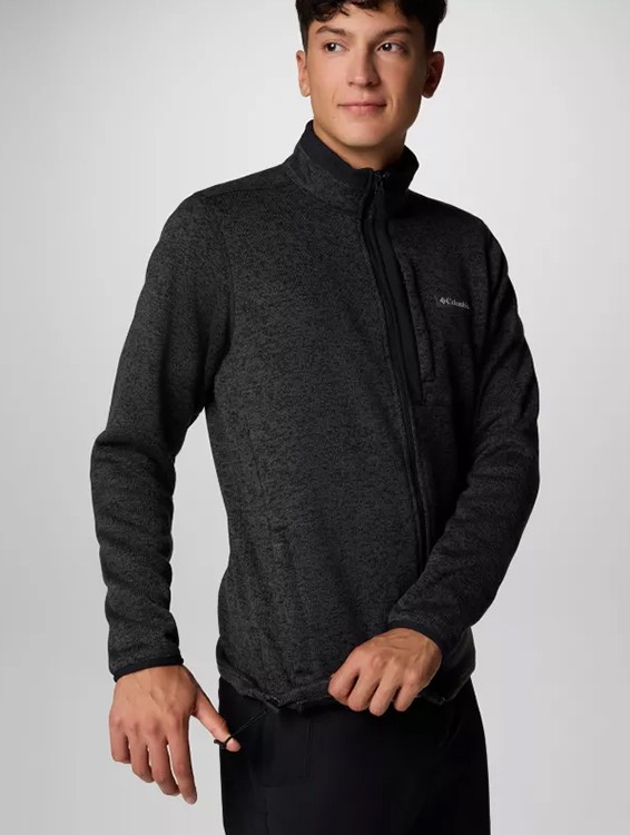 Джемпер мужской Columbia Sweater Weather™ Full Zip черный 2097731-010 изображение 5