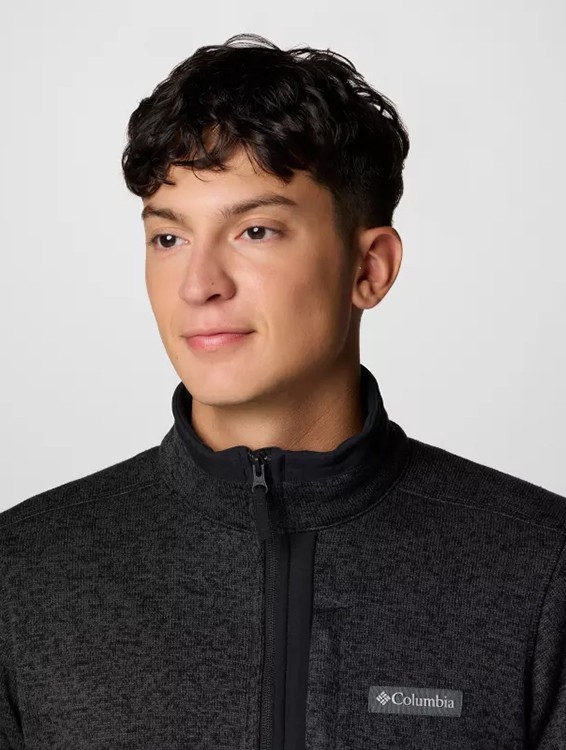 Джемпер мужской Columbia Sweater Weather™ Full Zip черный 2097731-010 изображение 7
