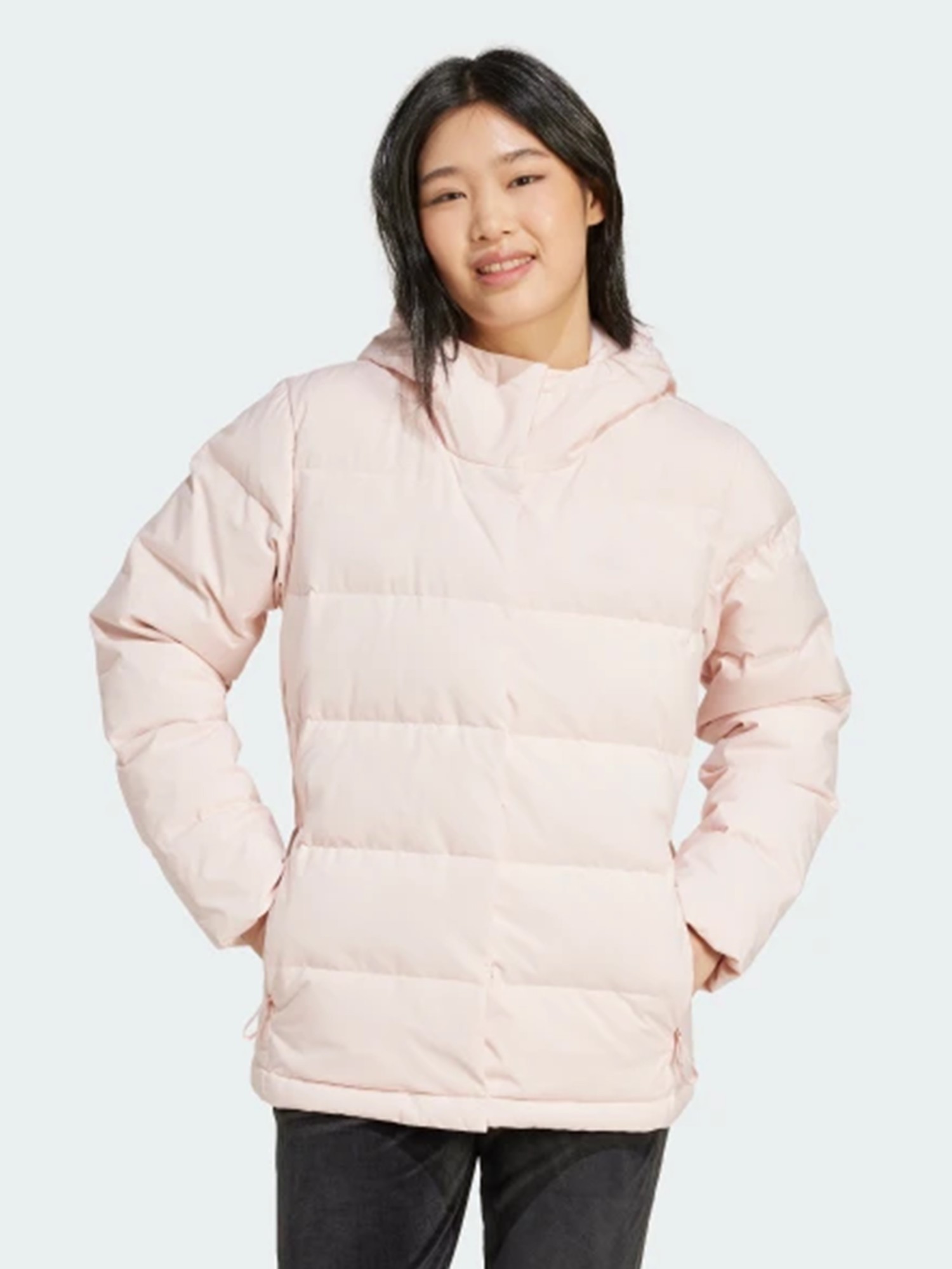 Куртка жіноча Adidas W HELIONIC HO J рожева IX8862 изображение 2