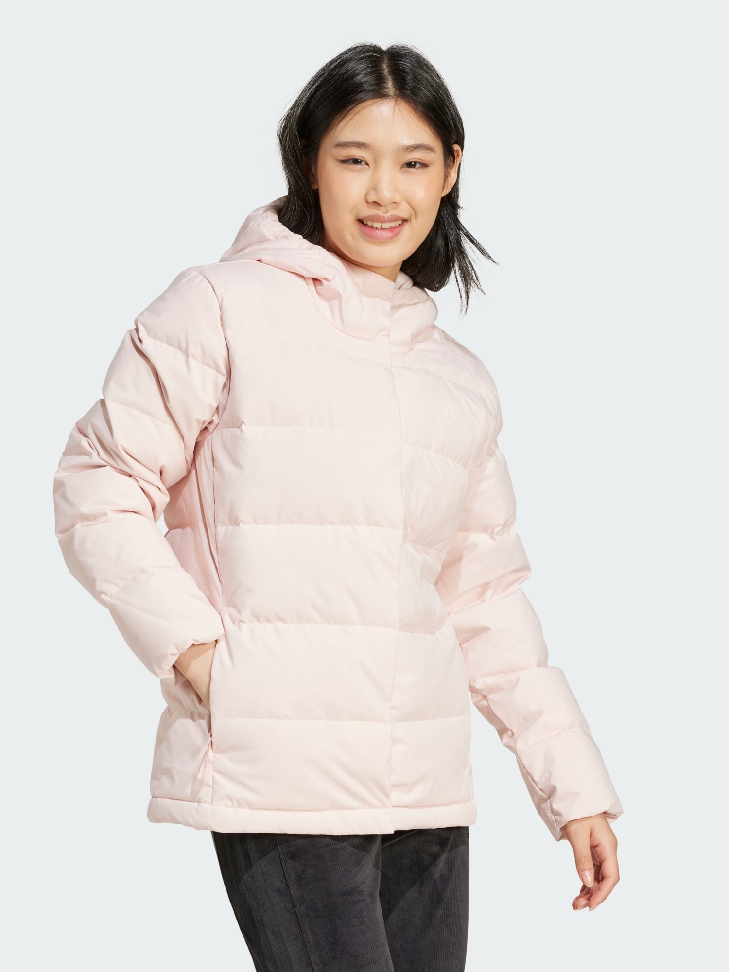 Куртка жіноча Adidas W HELIONIC HO J рожева IX8862 изображение 4