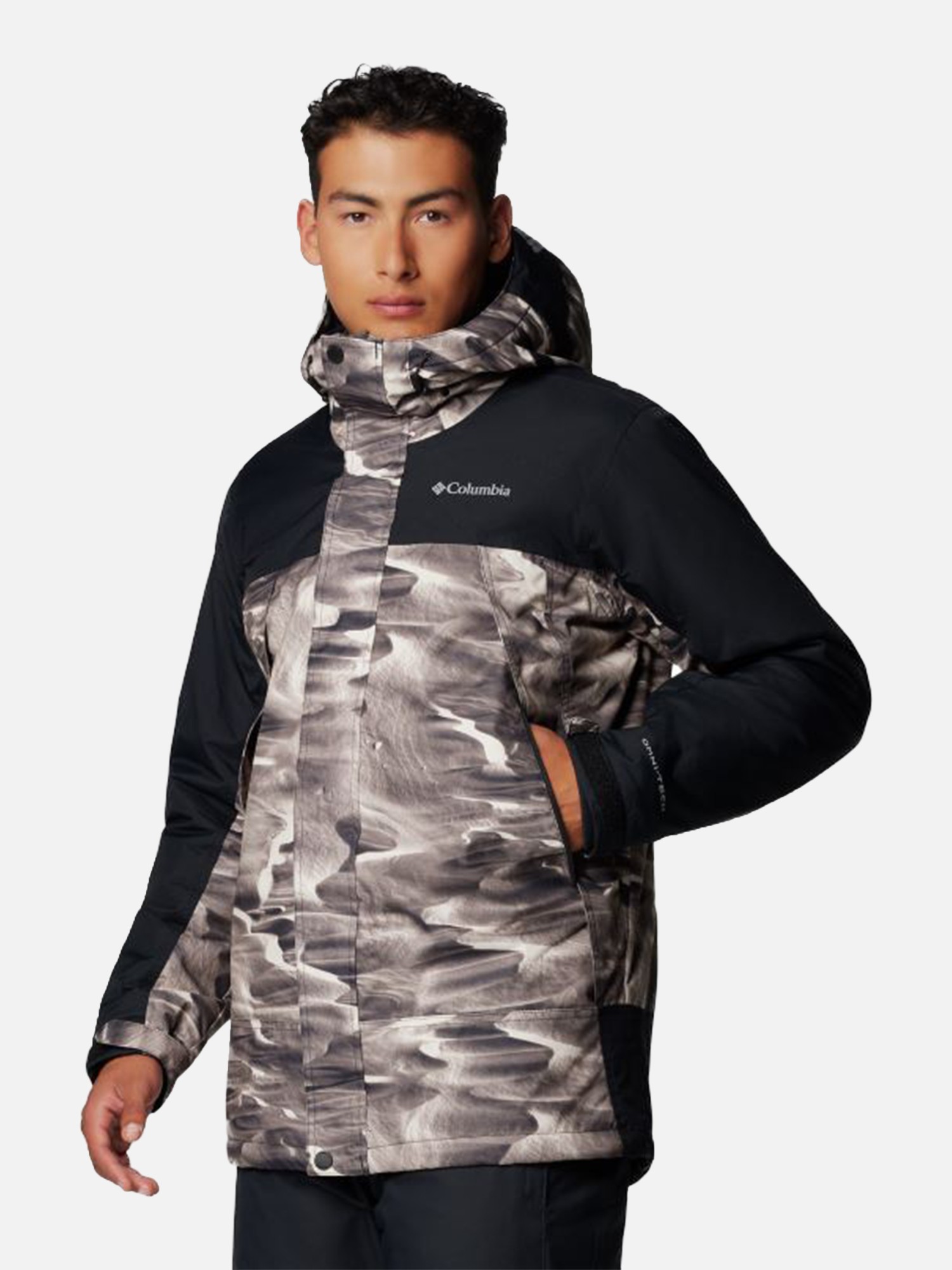 Куртка мужская Columbia Shotski™ Printed Jacket бежевая 2105061-278 изображение 6