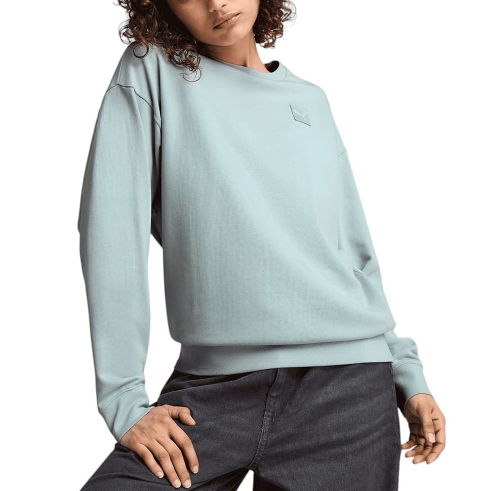 Толстовка жіноча Puma ESS ELEVATED Comfort Crew м'ятна 68501767 изображение 1
