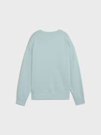 Толстовка жіноча Puma ESS ELEVATED Comfort Crew м'ятна 68501767 изображение 6