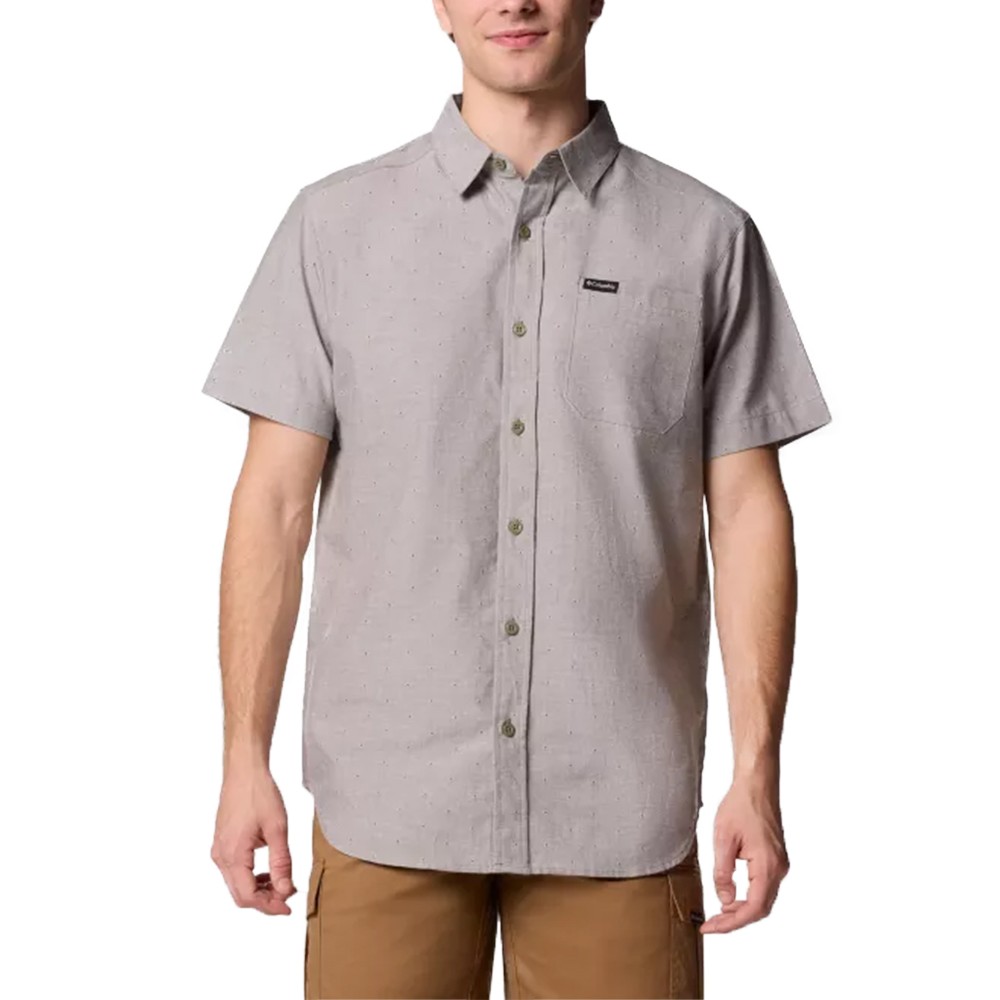 Рубашка мужская Columbia Rapid Rivers™ Novelty Short Sleeve хаки 1990801-398