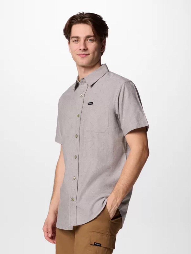 Сорочка чоловiча Columbia Rapid Rivers™ Novelty Short Sleeve хакі 1990801-398 изображение 3