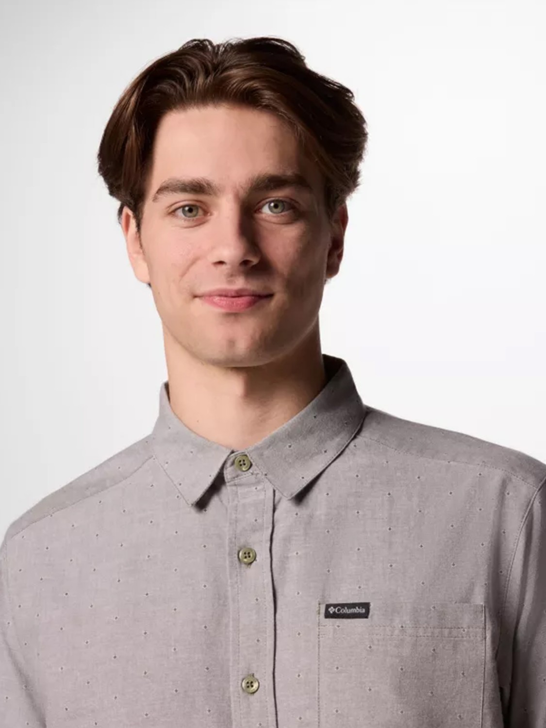 Рубашка мужская Columbia Rapid Rivers™ Novelty Short Sleeve хаки 1990801-398 изображение 5