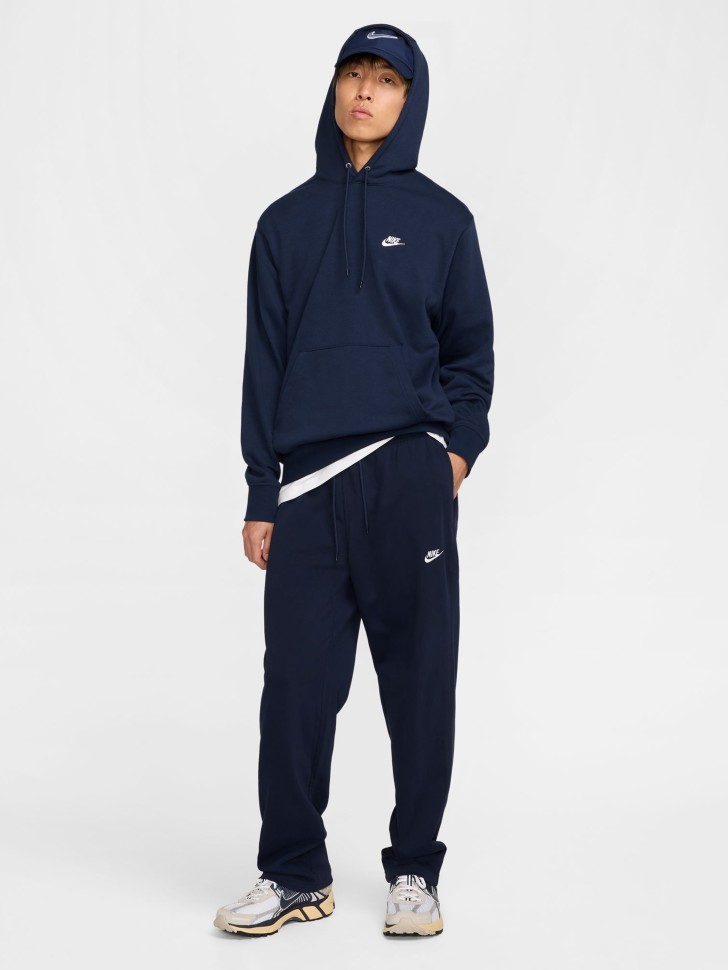 Брюки мужские Nike M NK CLUB KNIT OH PANT синие FQ4332-451 изображение 5