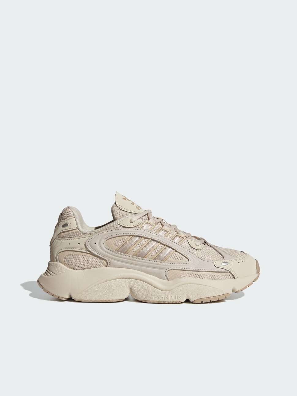 Кроссовки женские Adidas OZMILLEN бежевые IF9597 — фото 2