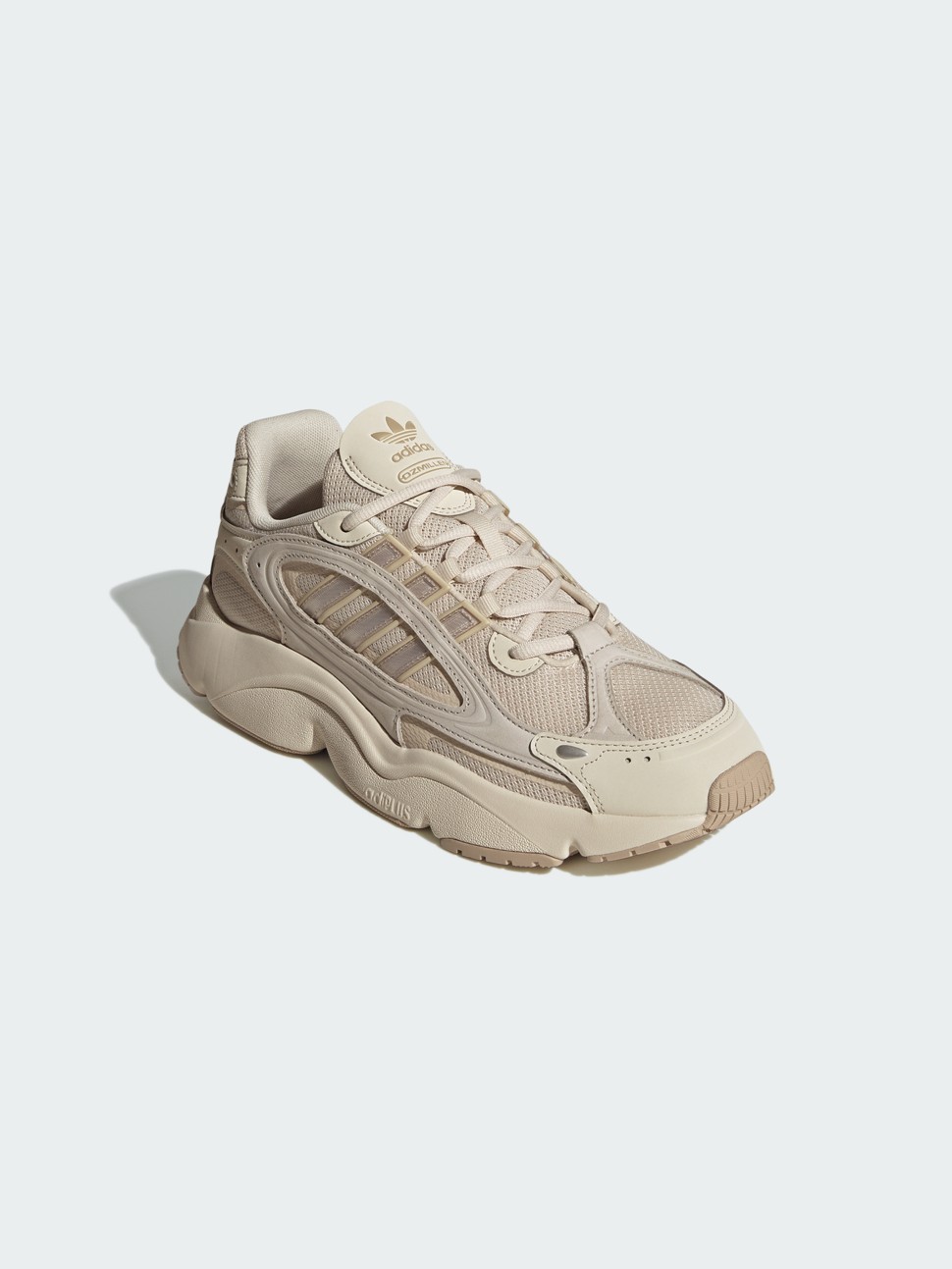 Кроссовки женские Adidas OZMILLEN бежевые IF9597 — фото 7