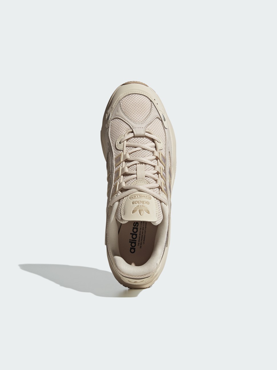 Кроссовки женские Adidas OZMILLEN бежевые IF9597 — фото 8