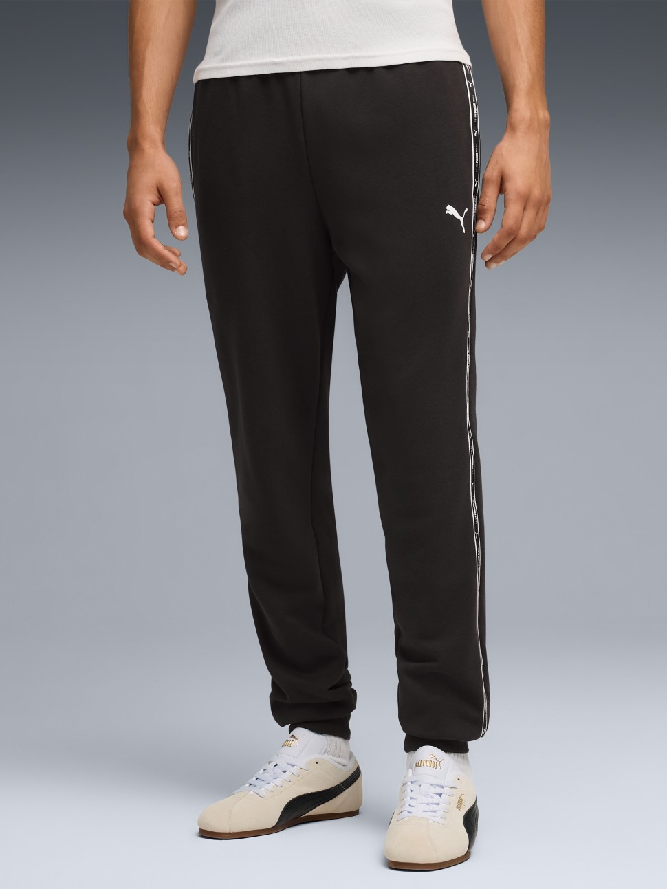Штани чоловічі Puma ESS TAPE Sweatpants TR cl чорні 69169501 — фото 2 — Sport City Штани чоловічі Puma ESS TAPE Sweatpants TR cl чорні 69169501 — фото 2