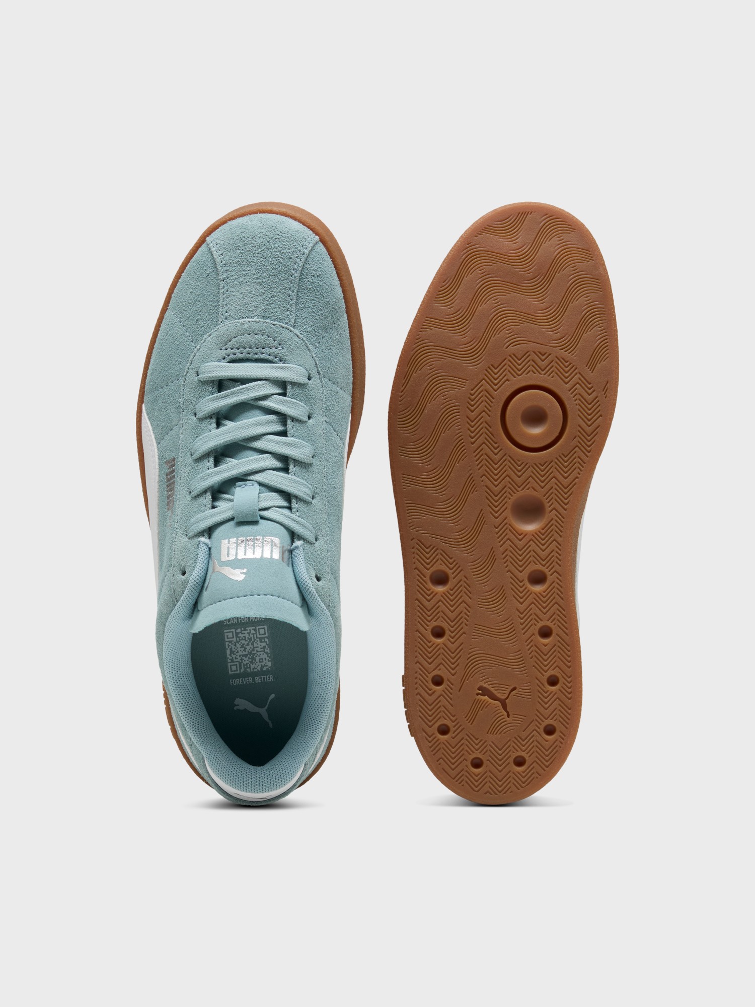 Кроссовки женские Puma Club II голубые 39744429 изображение 7