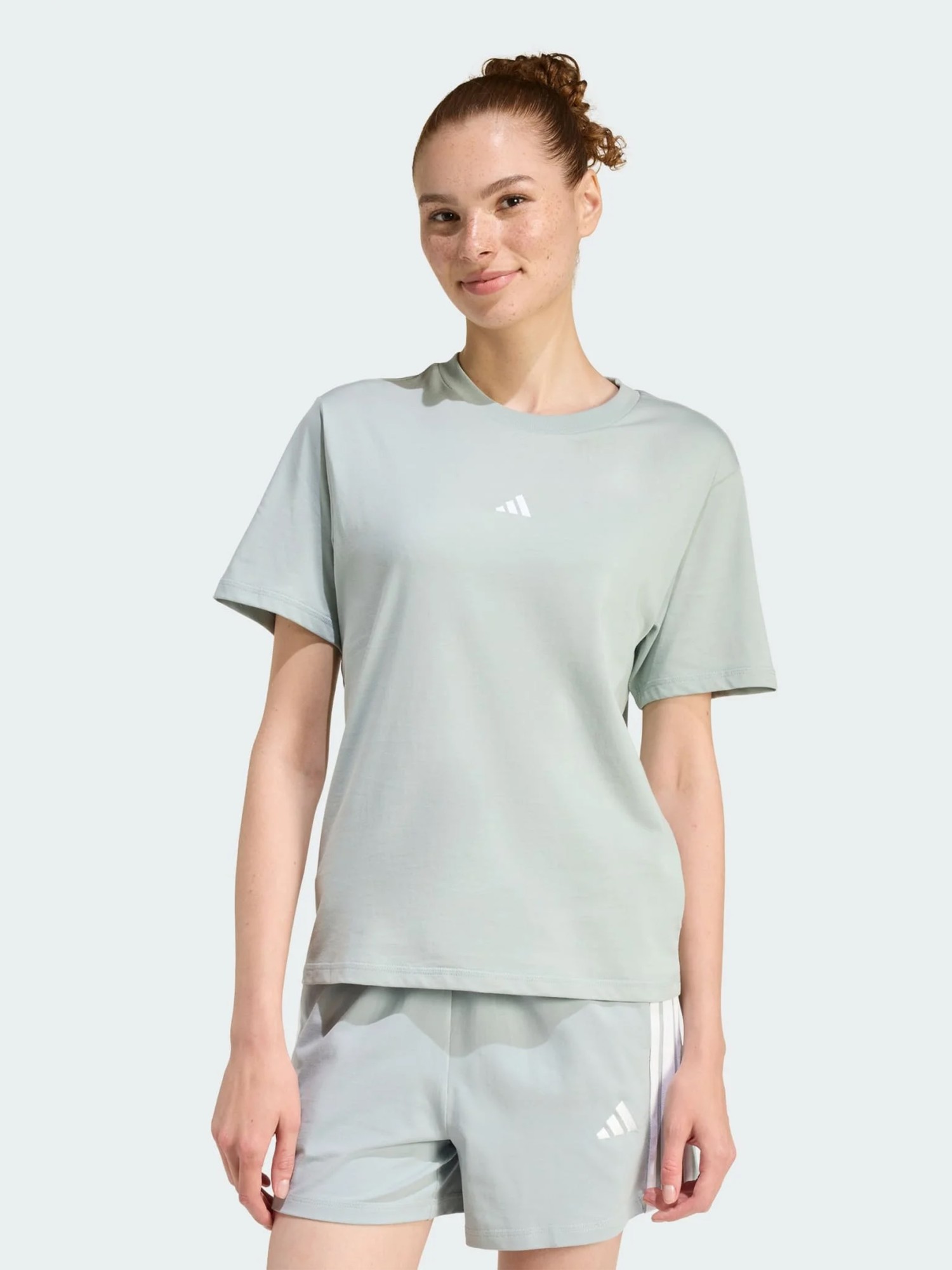 Футболка женская Adidas W SL SJ T мятная KC5248 изображение 2
