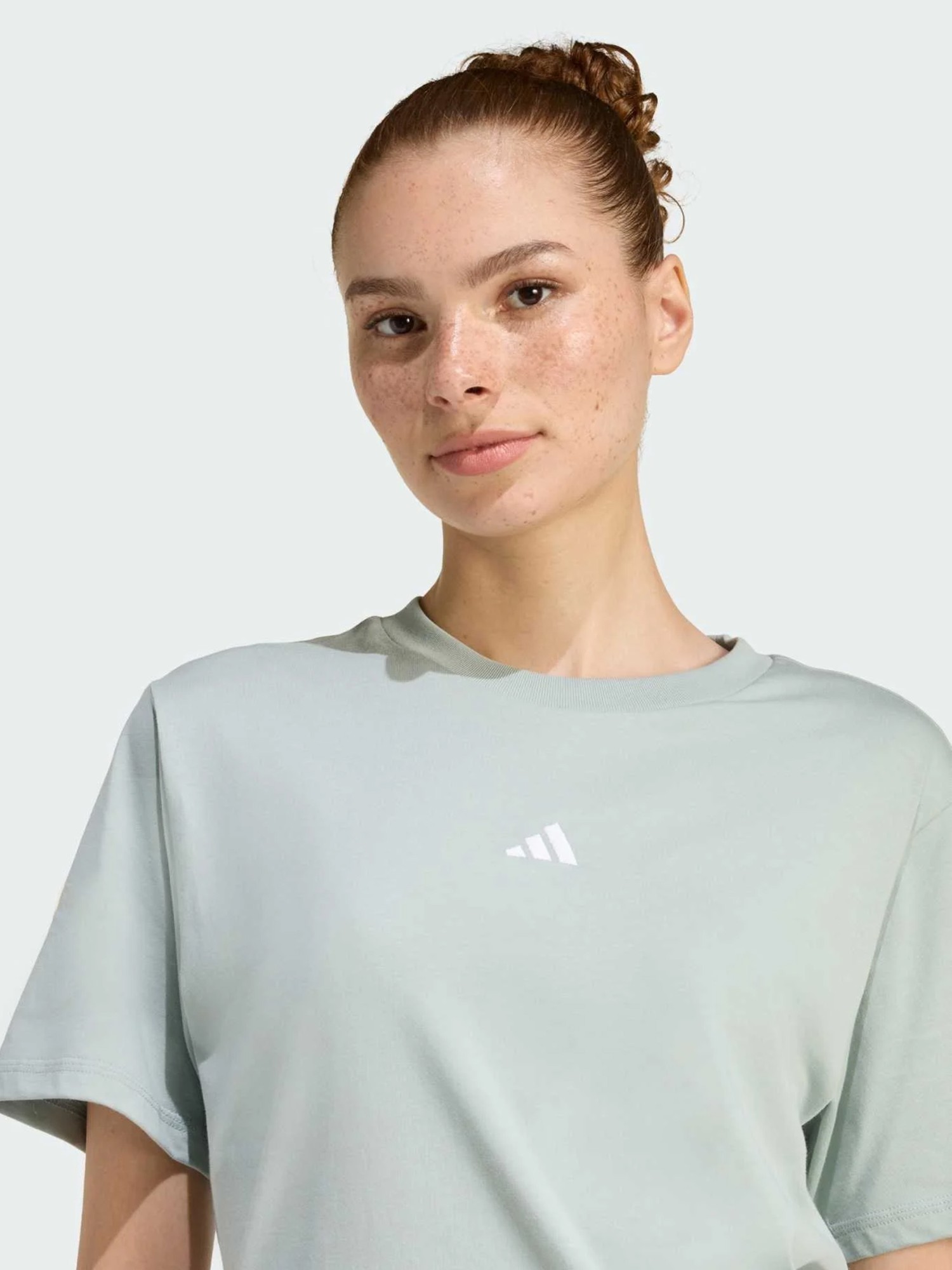 Футболка женская Adidas W SL SJ T мятная KC5248 изображение 4