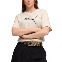 Футболка жіноча Puma ESS GRAPHIC Animal Relaxed Tee молочна 69182187 изображение 1