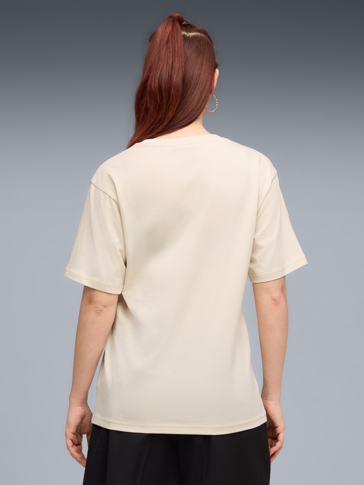 Футболка женская Puma ESS GRAPHIC Animal Relaxed Tee молочная 69182187 изображение 3