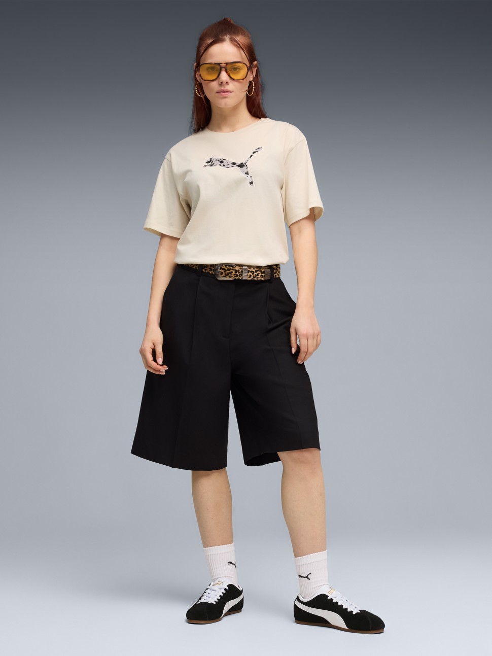 Футболка жіноча Puma ESS GRAPHIC Animal Relaxed Tee молочна 69182187 — фото 4