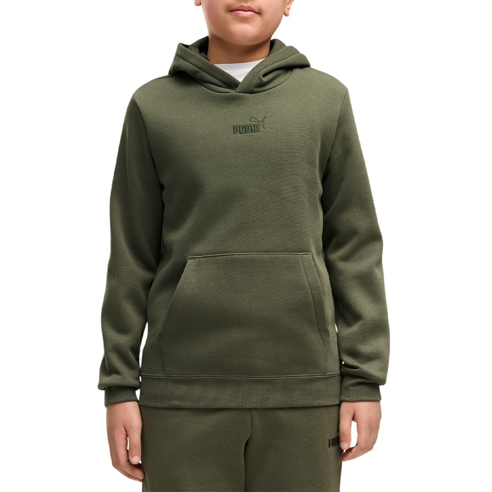 Толстовка детская Puma ESS Small No.1 Logo Centered Hoodie FL B хаки 69297686