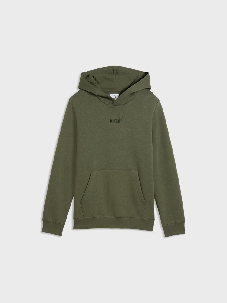 Толстовка детская Puma ESS Small No.1 Logo Centered Hoodie FL B хаки 69297686 изображение 5