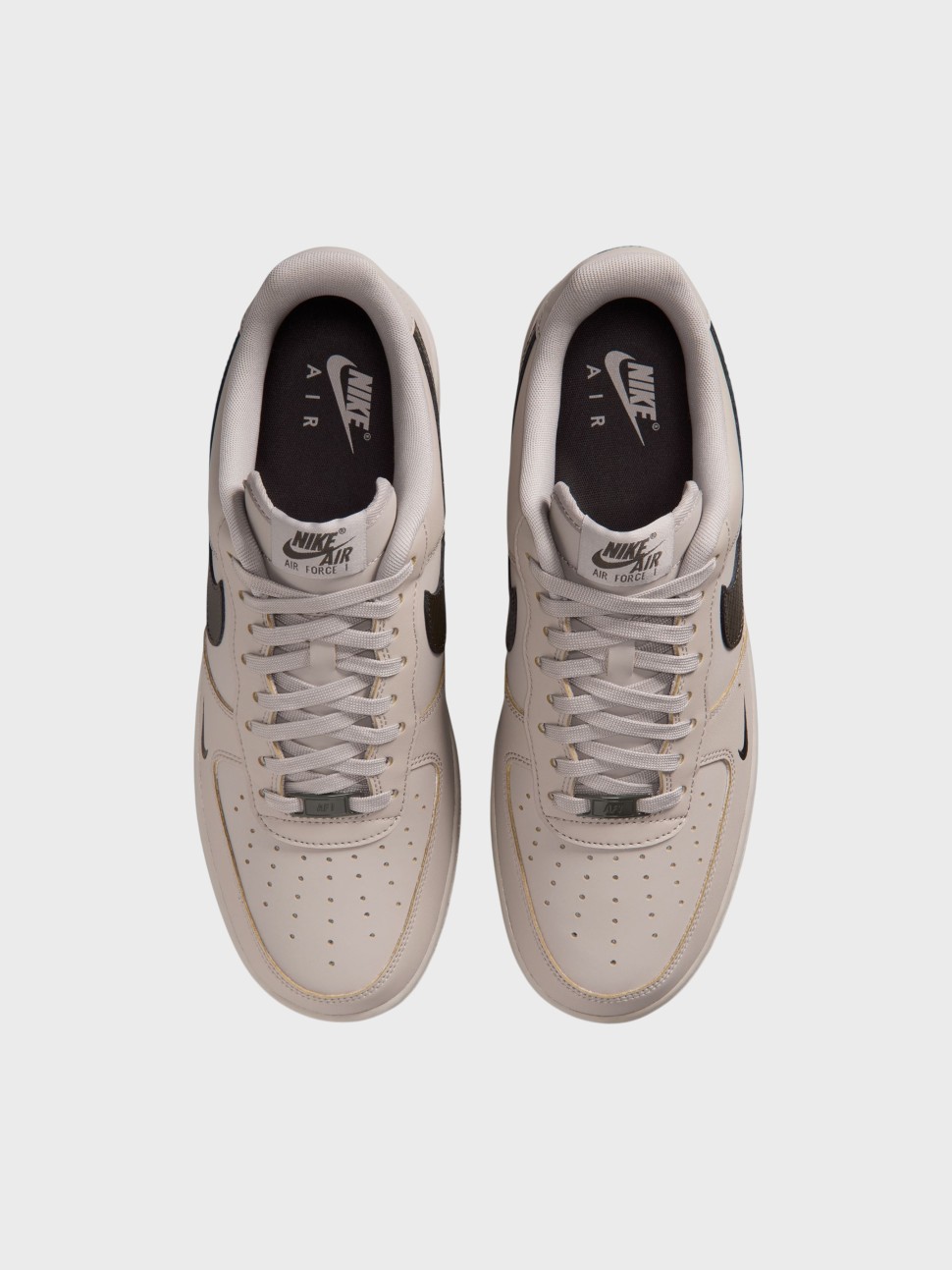 Кроссовки мужские Nike AIR FORCE 1 '07 LOW CRSNT бежевые IV5732-002 — фото 7