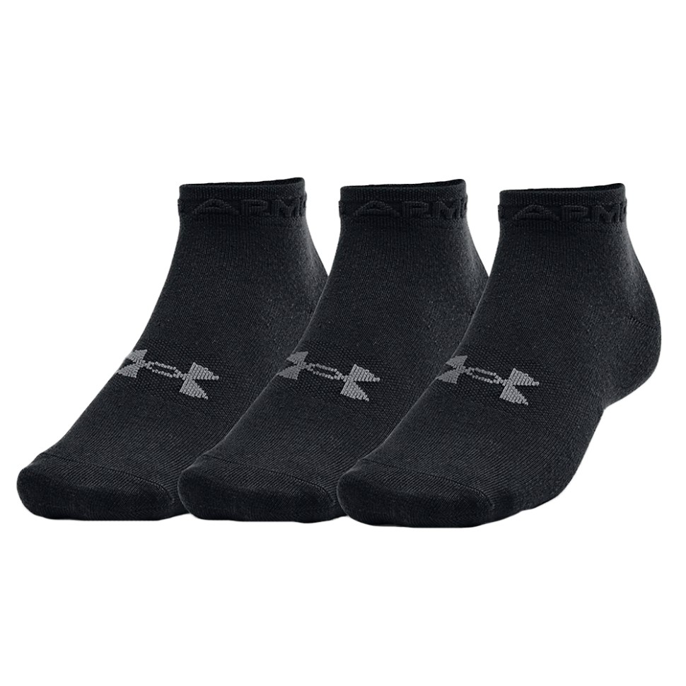 Шкарпетки Under Armour Ua Essential Low Cut 3Pk чорні 1365745-001 — фото 1