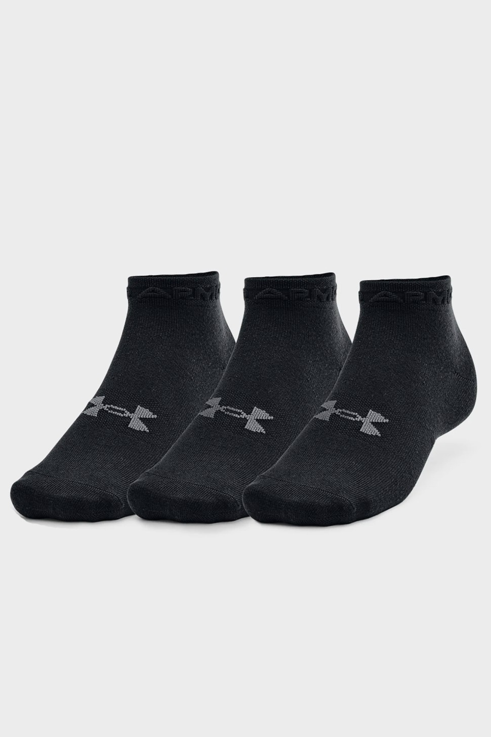 Шкарпетки Under Armour Ua Essential Low Cut 3Pk чорні 1365745-001 — фото 2