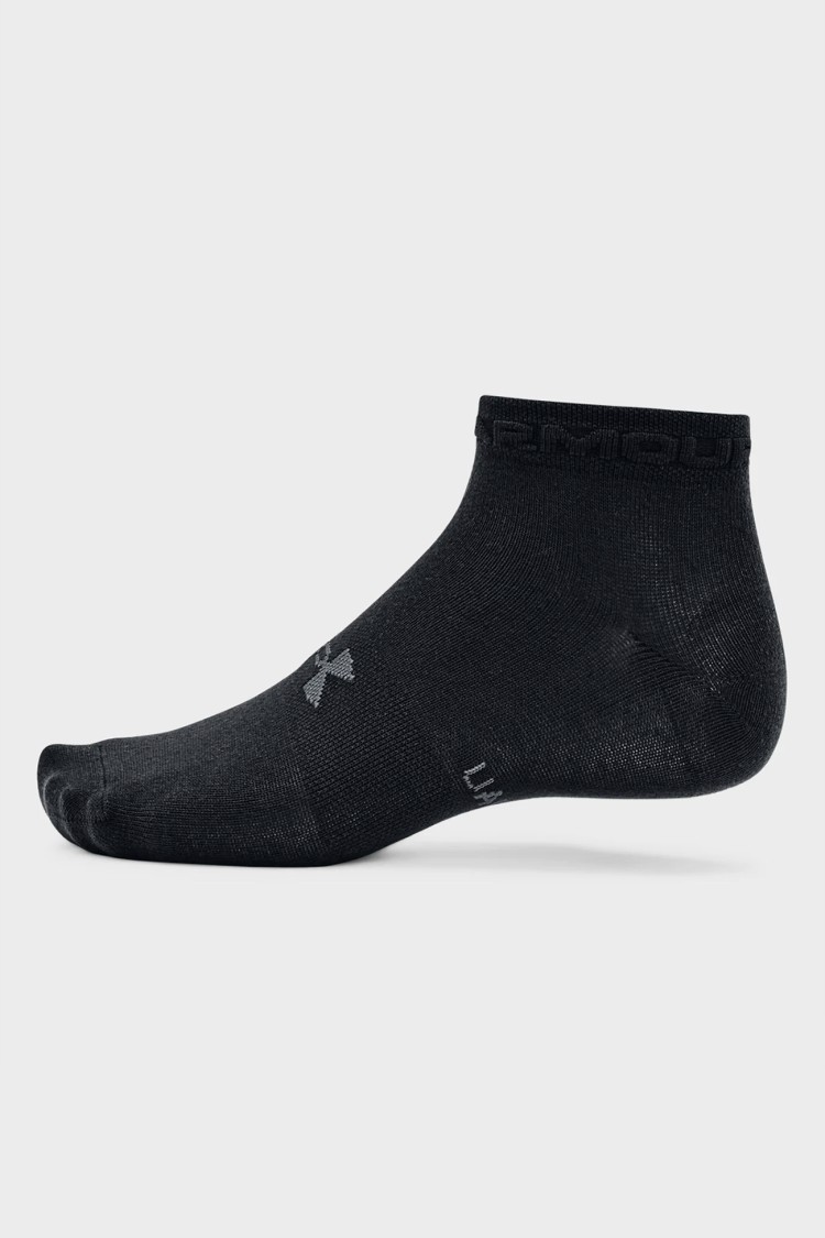 Шкарпетки Under Armour Ua Essential Low Cut 3Pk чорні 1365745-001 изображение 4