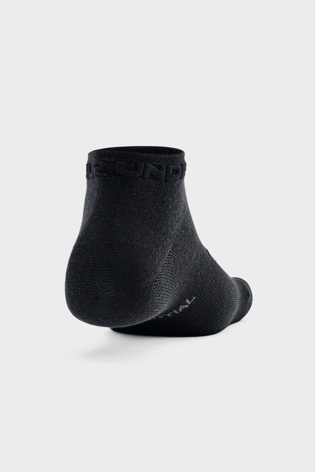 Шкарпетки Under Armour Ua Essential Low Cut 3Pk чорні 1365745-001 изображение 5