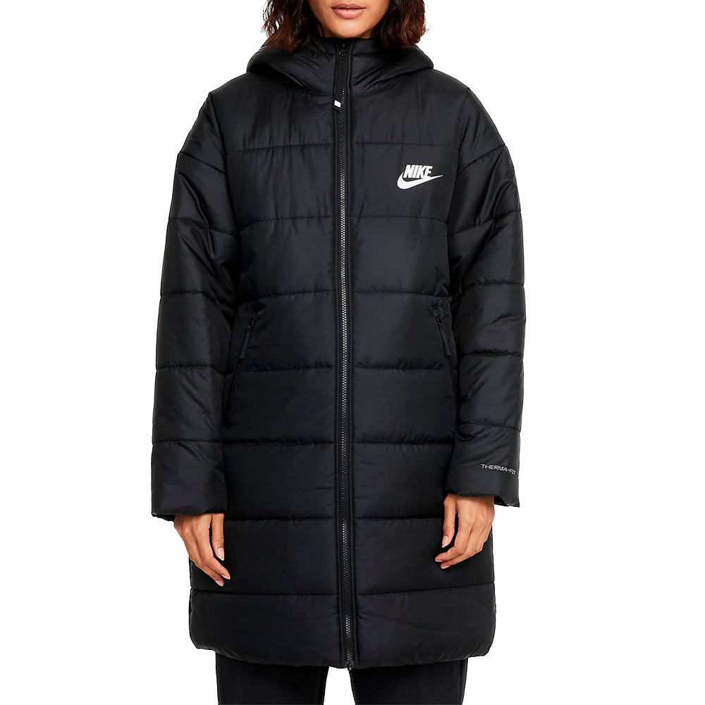 Куртка жіноча Nike W Nsw Tf Rpl Hd Parka чорна DJ6999-010  изображение 1