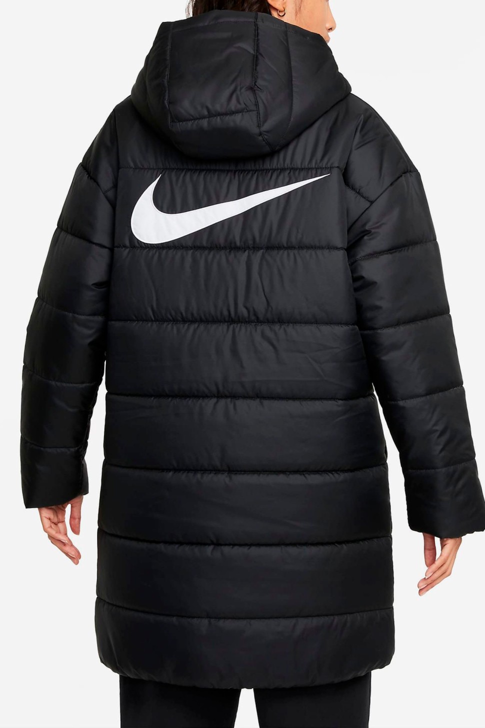 Куртка жіноча Nike W Nsw Tf Rpl Hd Parka чорна DJ6999-010 — фото 3