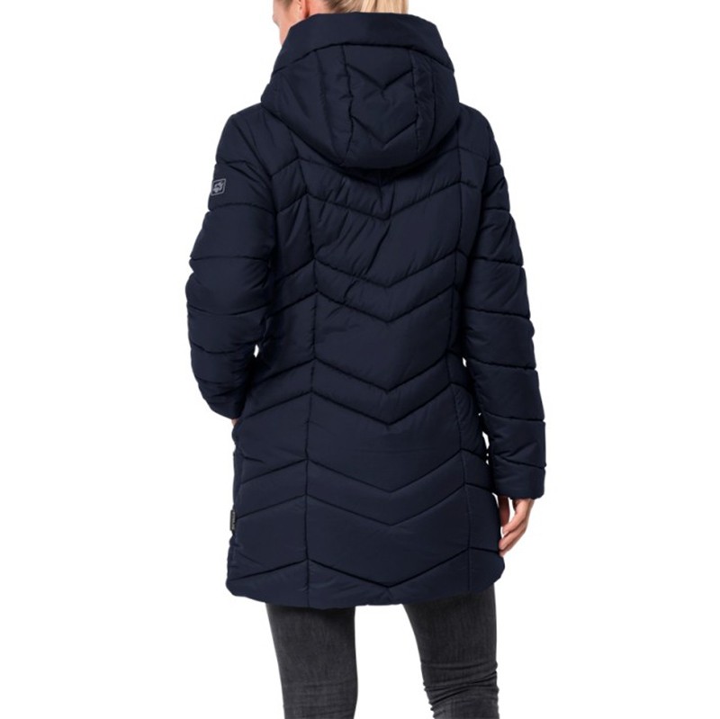 Пуховик синтетический женский Jack Wolfskin синий 1204941-1910 изображение 2