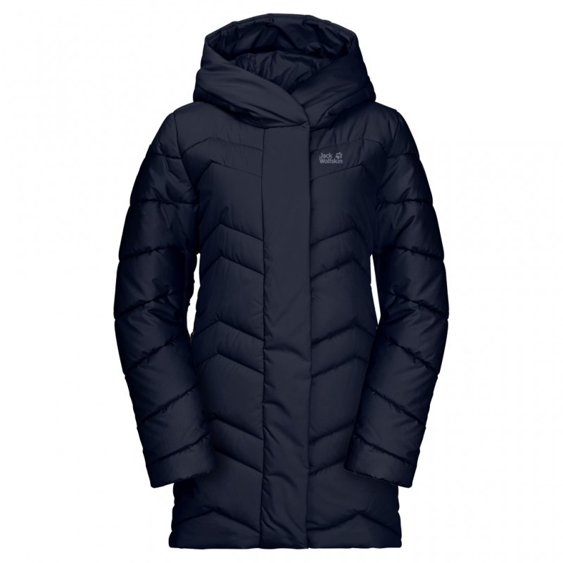 Пуховик синтетический женский Jack Wolfskin синий 1204941-1910 изображение 1