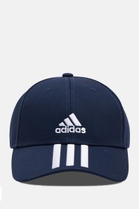 Бейсболка Adidas Bball 3S Cap Ct темно-синя GE0750  изображение 5